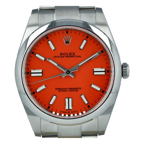 rolex coral red discontinued|rolex coral red 41mm.